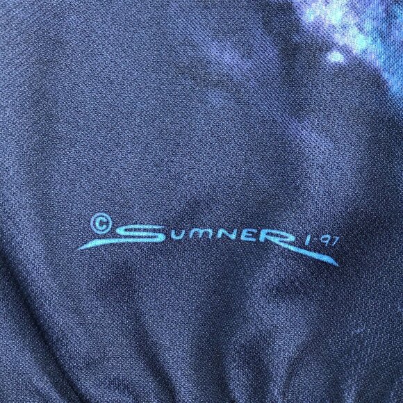 World Jerseys Women's Cycling Jersey Bike Tops Size XL Dolphin print Sumner 1991 - Picture 6 of 16